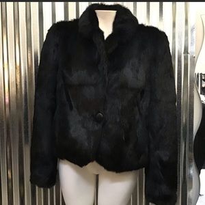 Black Genuine Mink Jacket Sz. Medium